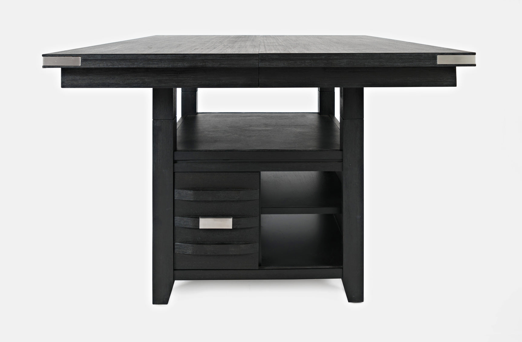 Altamonte Dark Charcoal High/Low Sq. Counter Table - Ornate Home