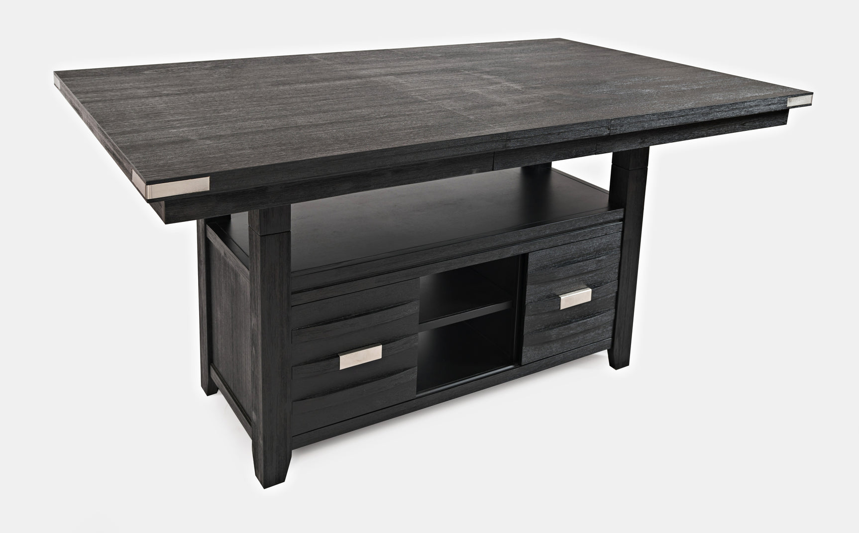 Altamonte Dark Charcoal High/Low Storage Table - Ornate Home
