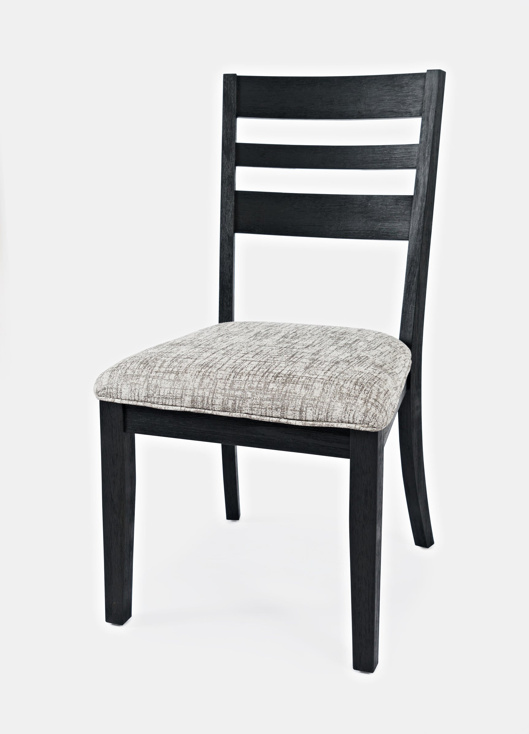Altamonte Dark Charcoal Ladderback Chair (Set of 2) - Ornate Home