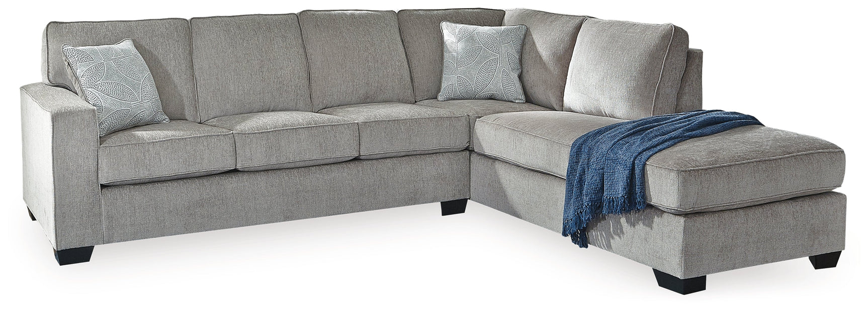 Altari Alloy 2-Piece Sleeper Sectional, Loveseat and Ottoman (Online Special Price) - Ornate Home