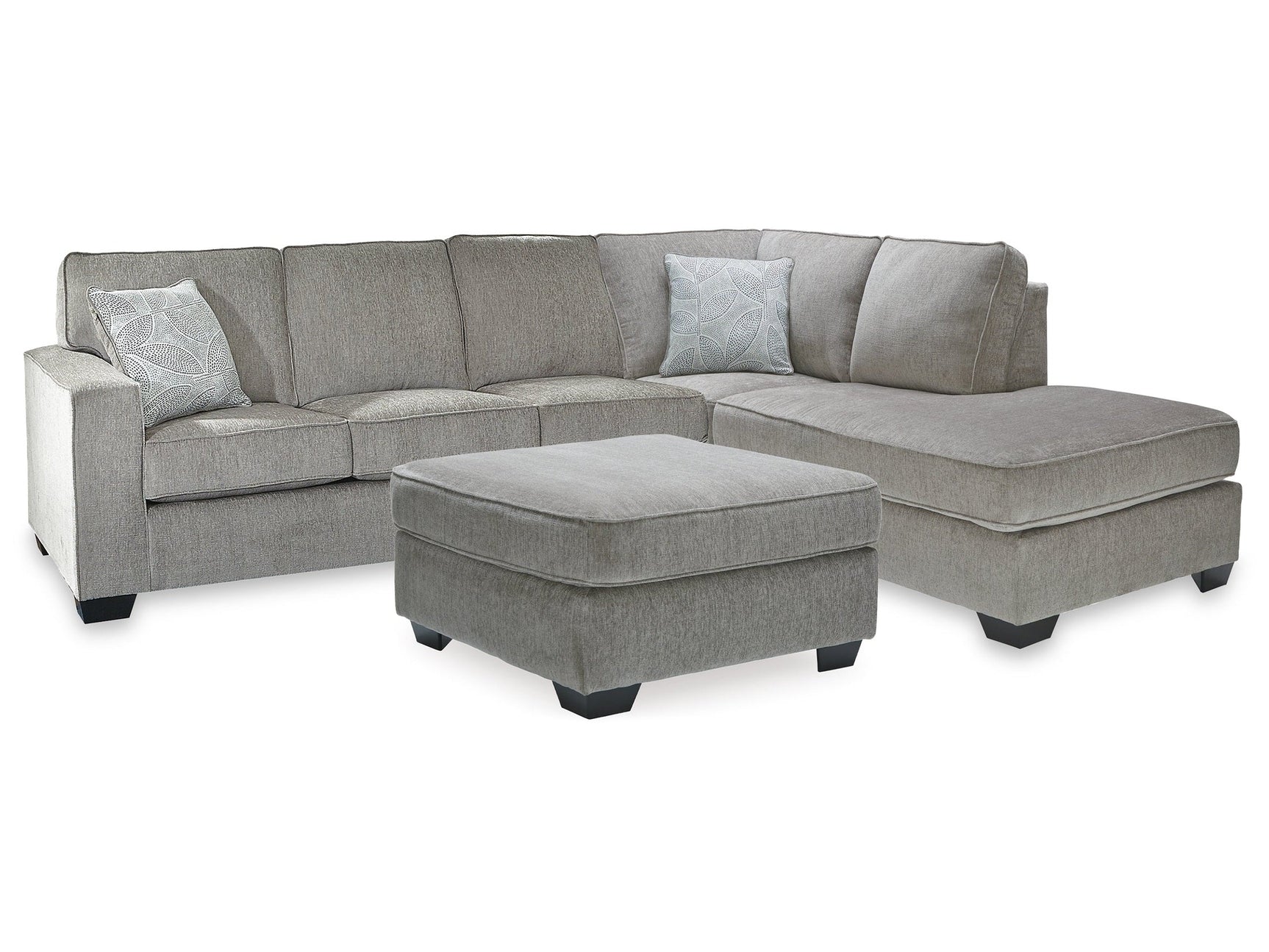 Altari Alloy 2-Piece Sleeper Sectional and Ottoman (Online Special Price) - Ornate Home