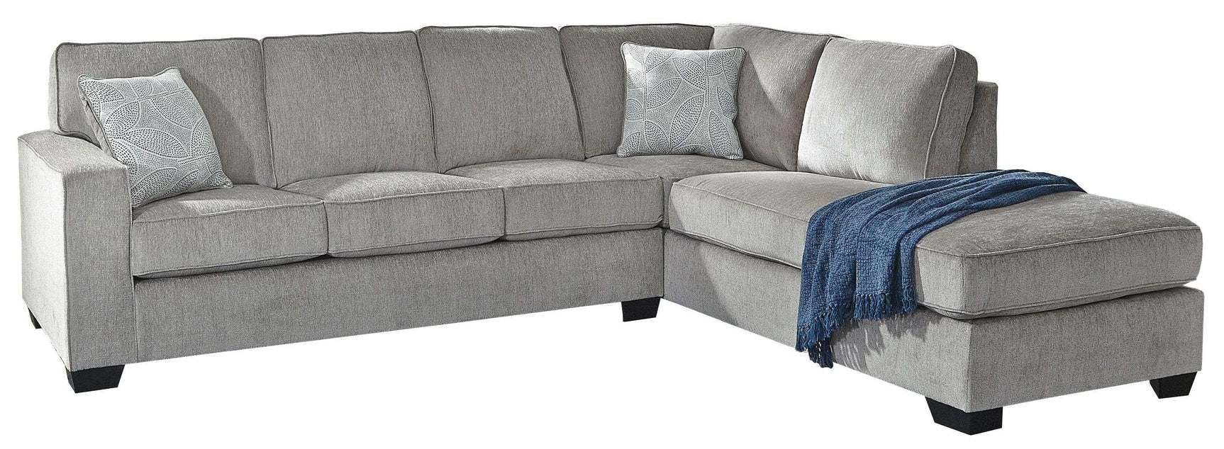 Altari Alloy 2pc Sectional Sofa w/ RAF Chaise (Online Special Price) - Ornate Home