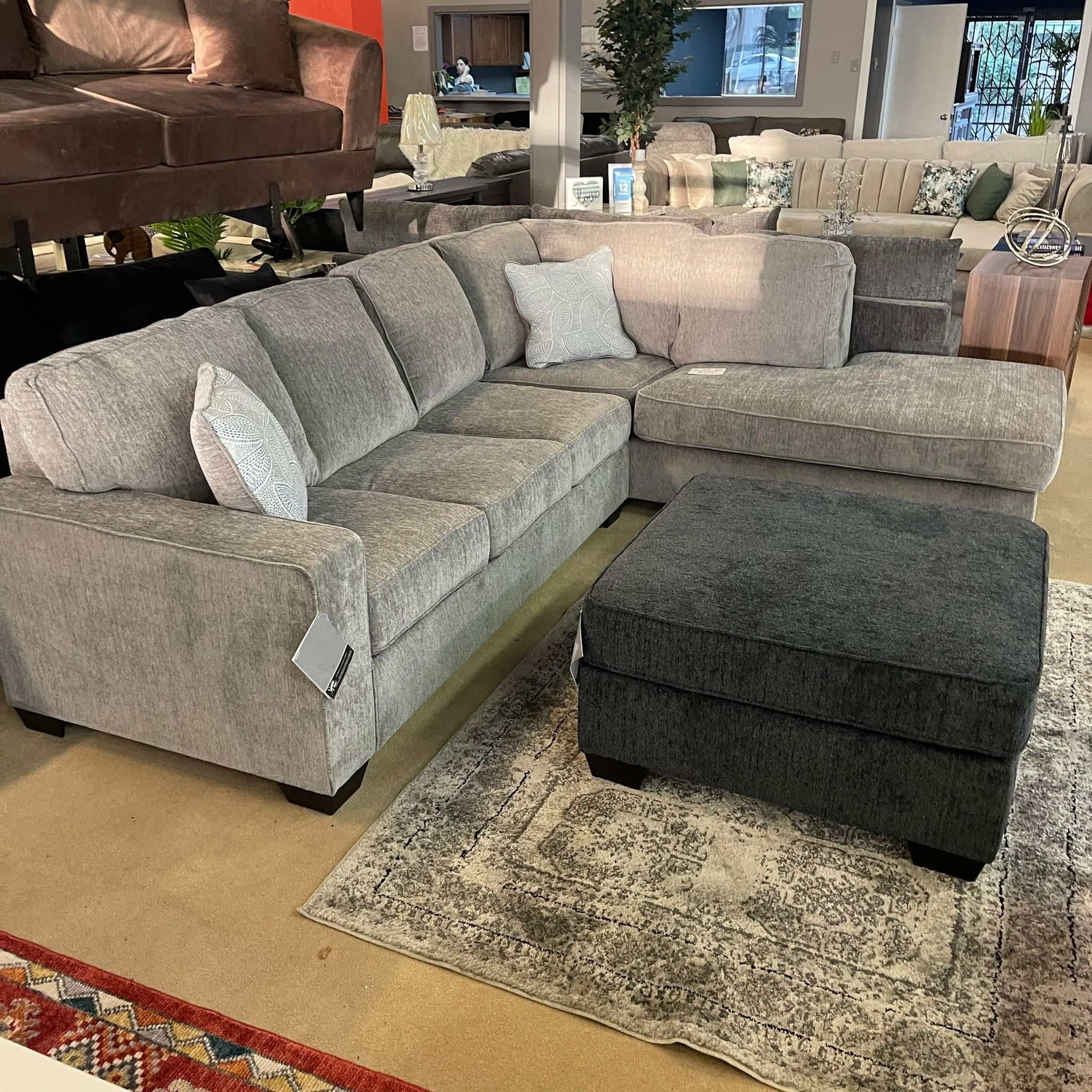 Altari Alloy 2pc Sectional Sofa w/ RAF Chaise (Online Special Price) - Ornate Home