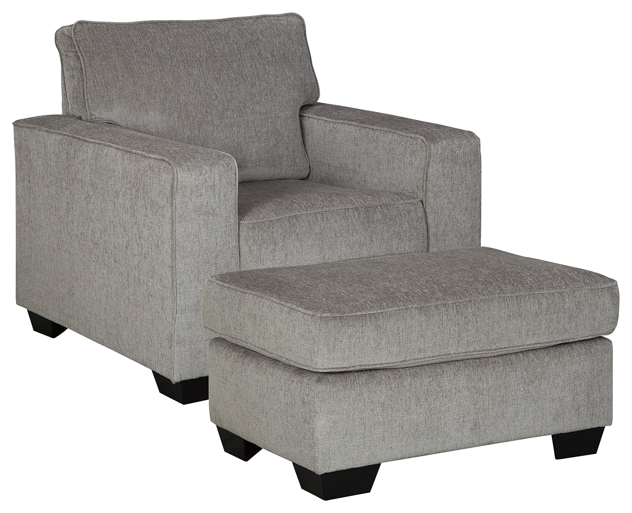 Altari Alloy Chair and Ottoman - Ornate Home