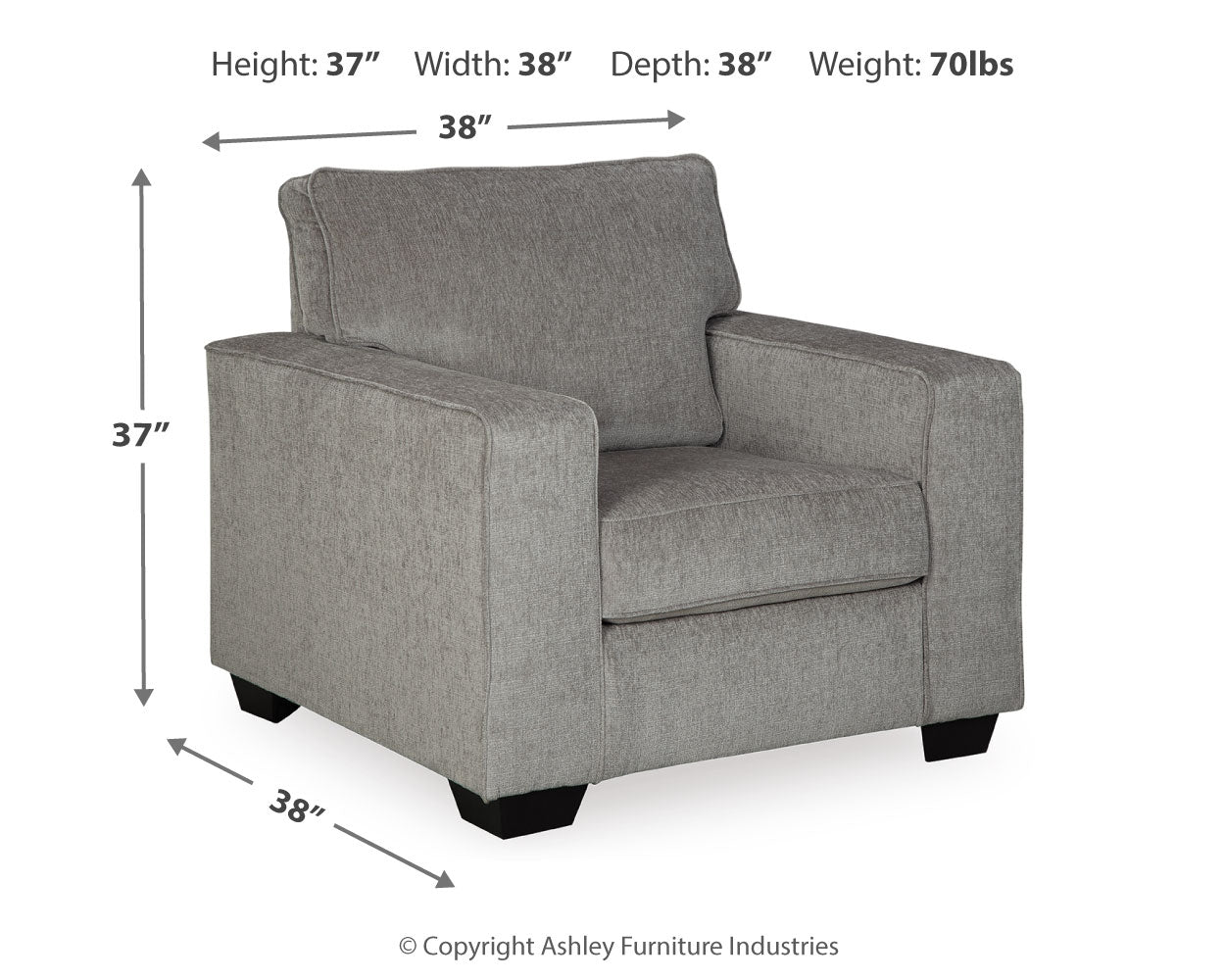 Altari Alloy Chair and Ottoman - Ornate Home