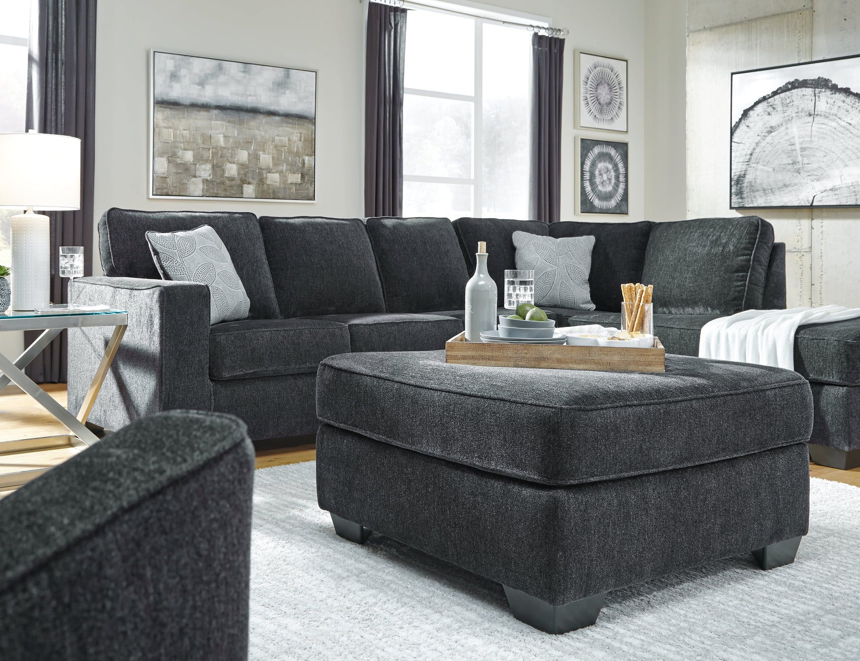 Altari Oversized Ottoman (Online Special Price) - Ornate Home