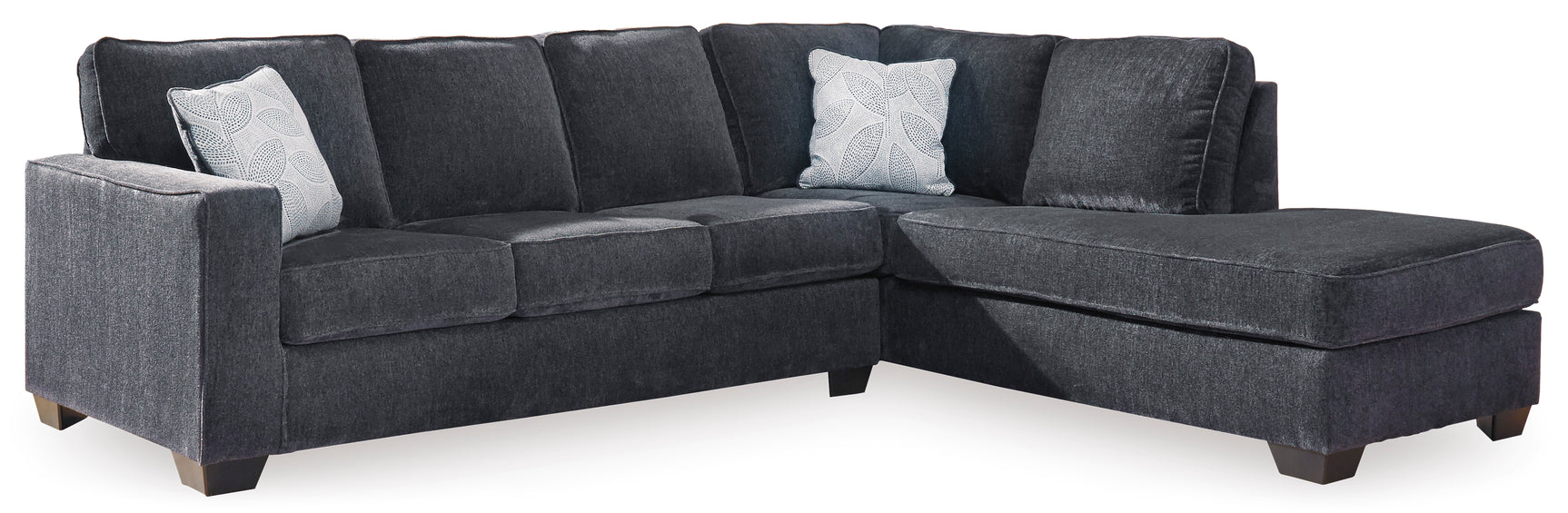 Altari Slate 2-Piece Right Sectional and Ottoman (Online Special Price) - Ornate Home