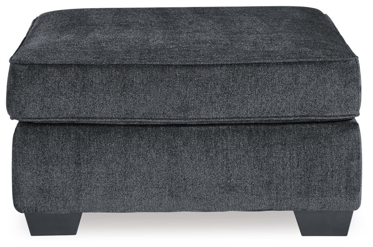 Altari Slate 2-Piece Sleeper Sectional and Ottoman - Ornate Home