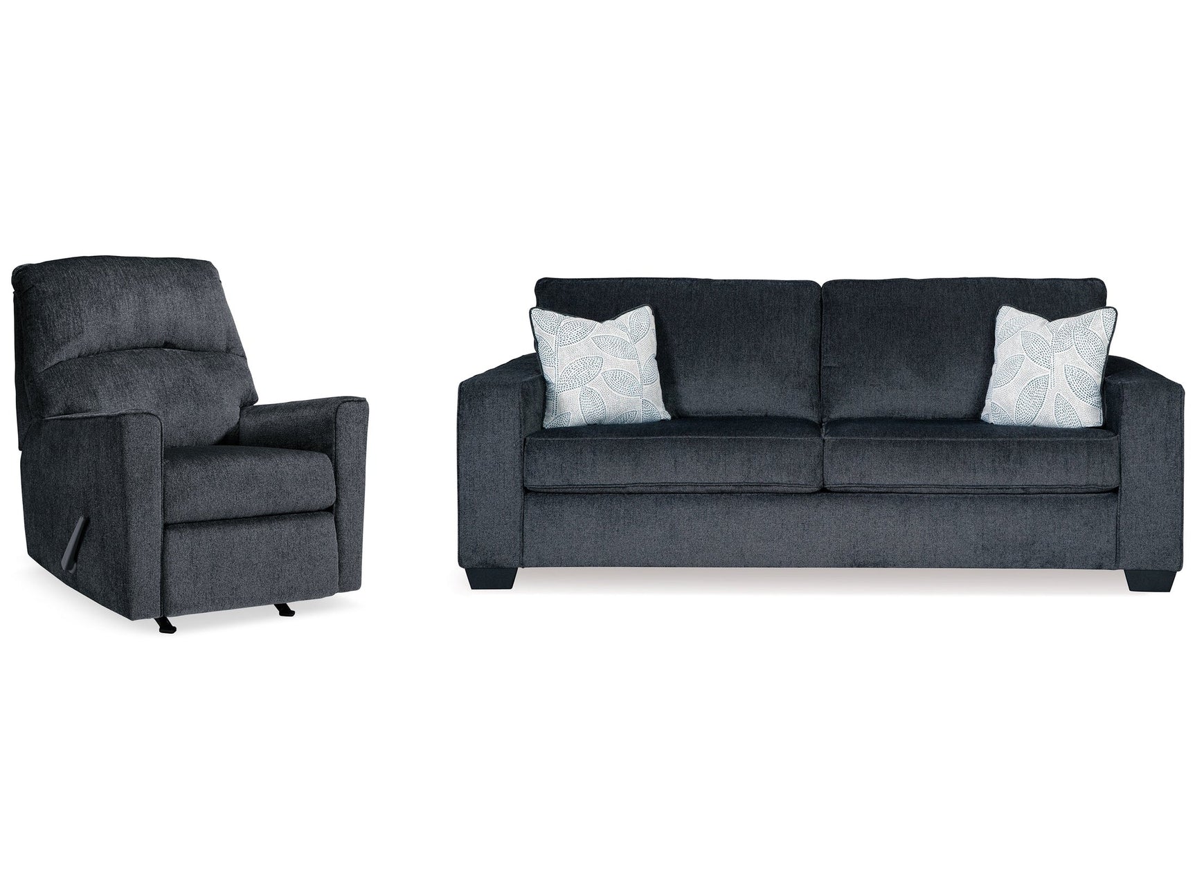 Altari Slate Queen Sofa Sleeper and Recliner (Online Special Price) - Ornate Home