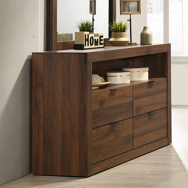 Altimari Walnut 5 Pc. Queen Bedroom Set w/ Chest - Ornate Home