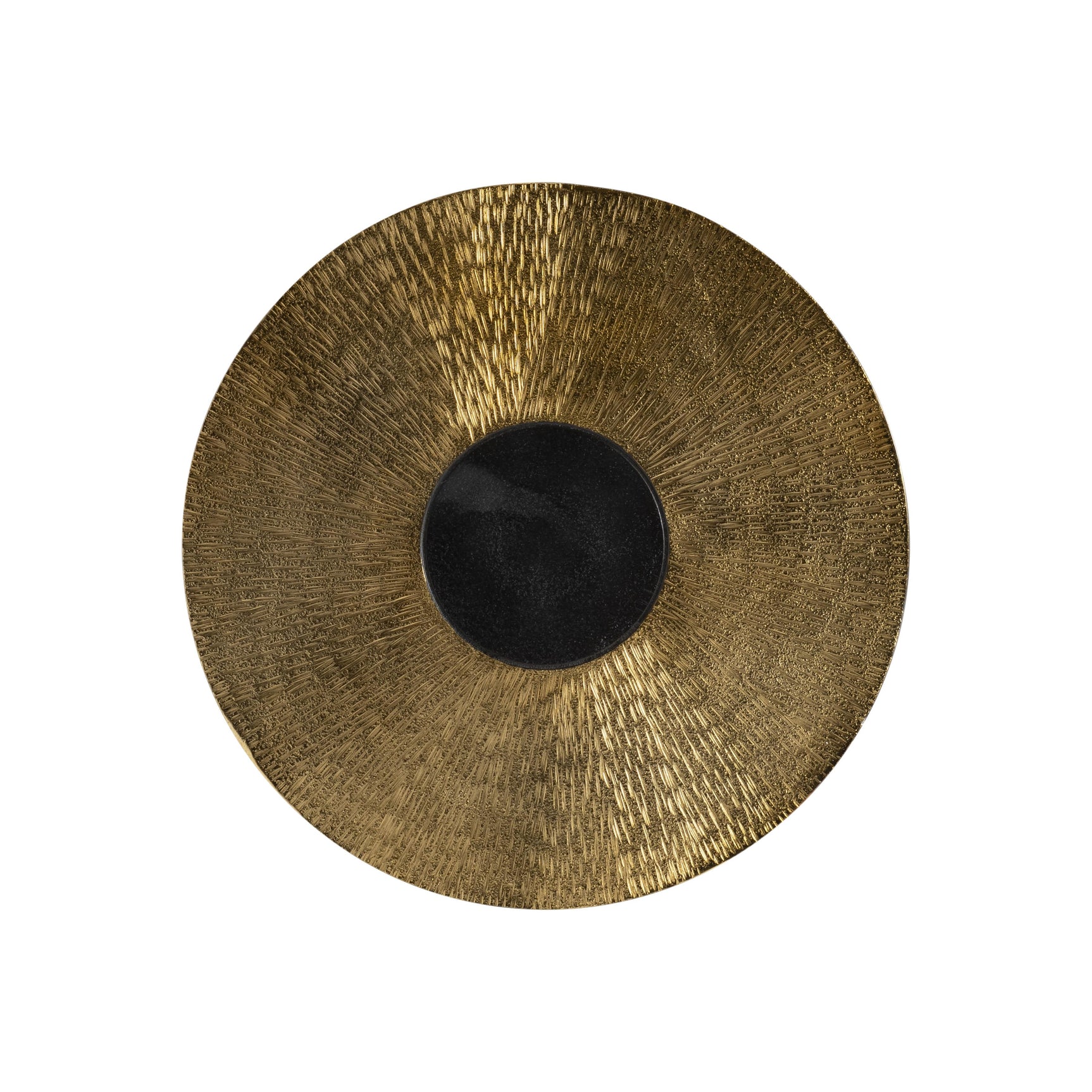 Alto Black Nickel/Antique Brass Accent Table - Ornate Home