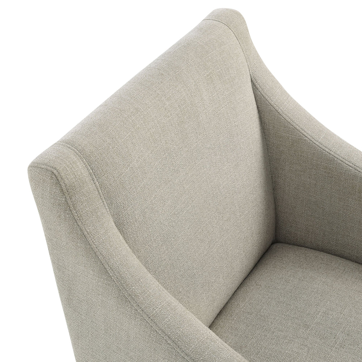 Alton Linen/Natural Fabric Upholstered Dining Armchair - Ornate Home