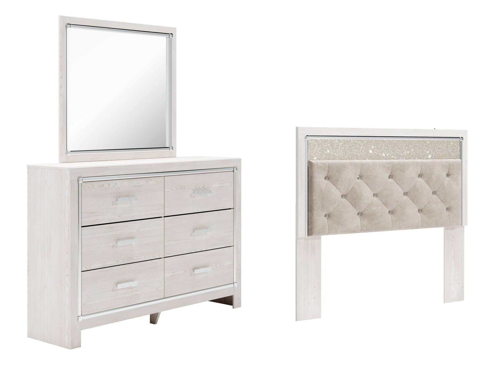 Altyra Queen Panel Headboard, Dresser and Mirror (Online Special Price) - Ornate Home