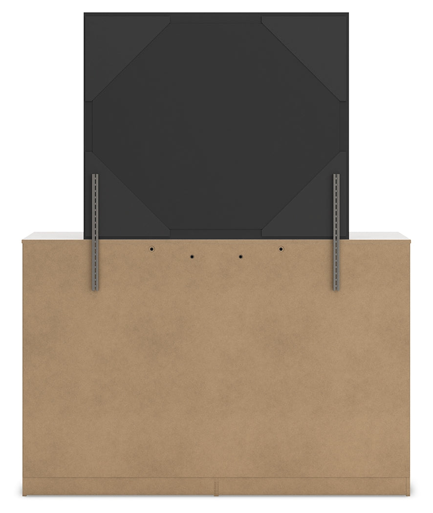 Altyra White Full Panel Bedroom Set with Dresser, Mirror and Chest (Online Special Price) - Ornate Home