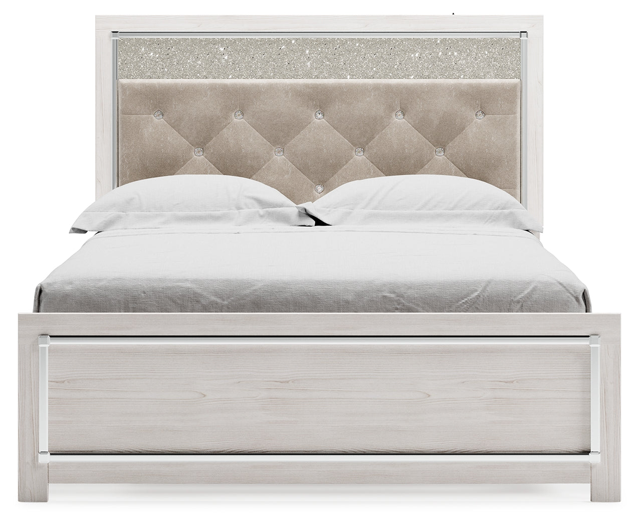 Altyra White Queen Panel Bed (Online Special Price) - Ornate Home