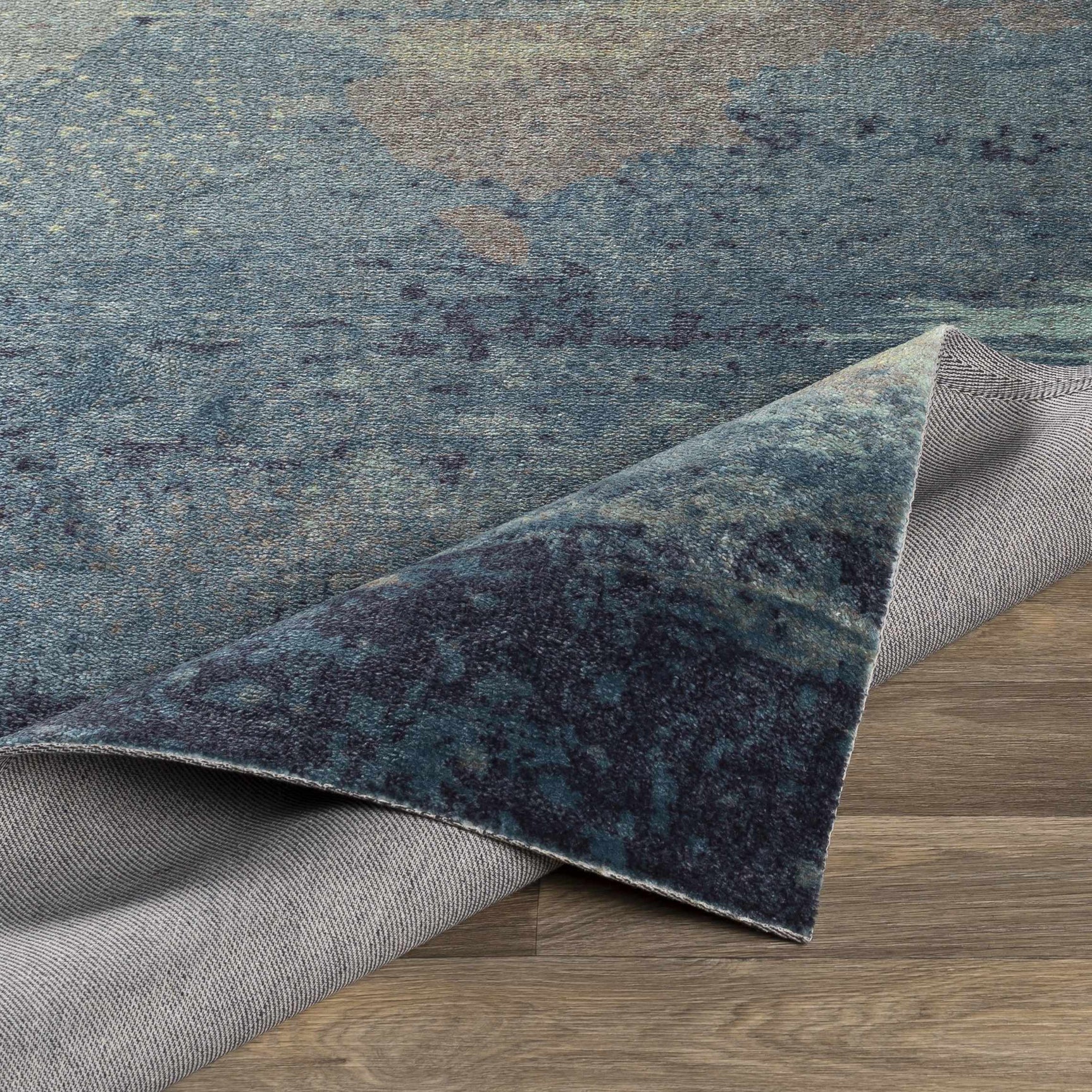 Alvaton Abstract Blue Rug - Ornate Home