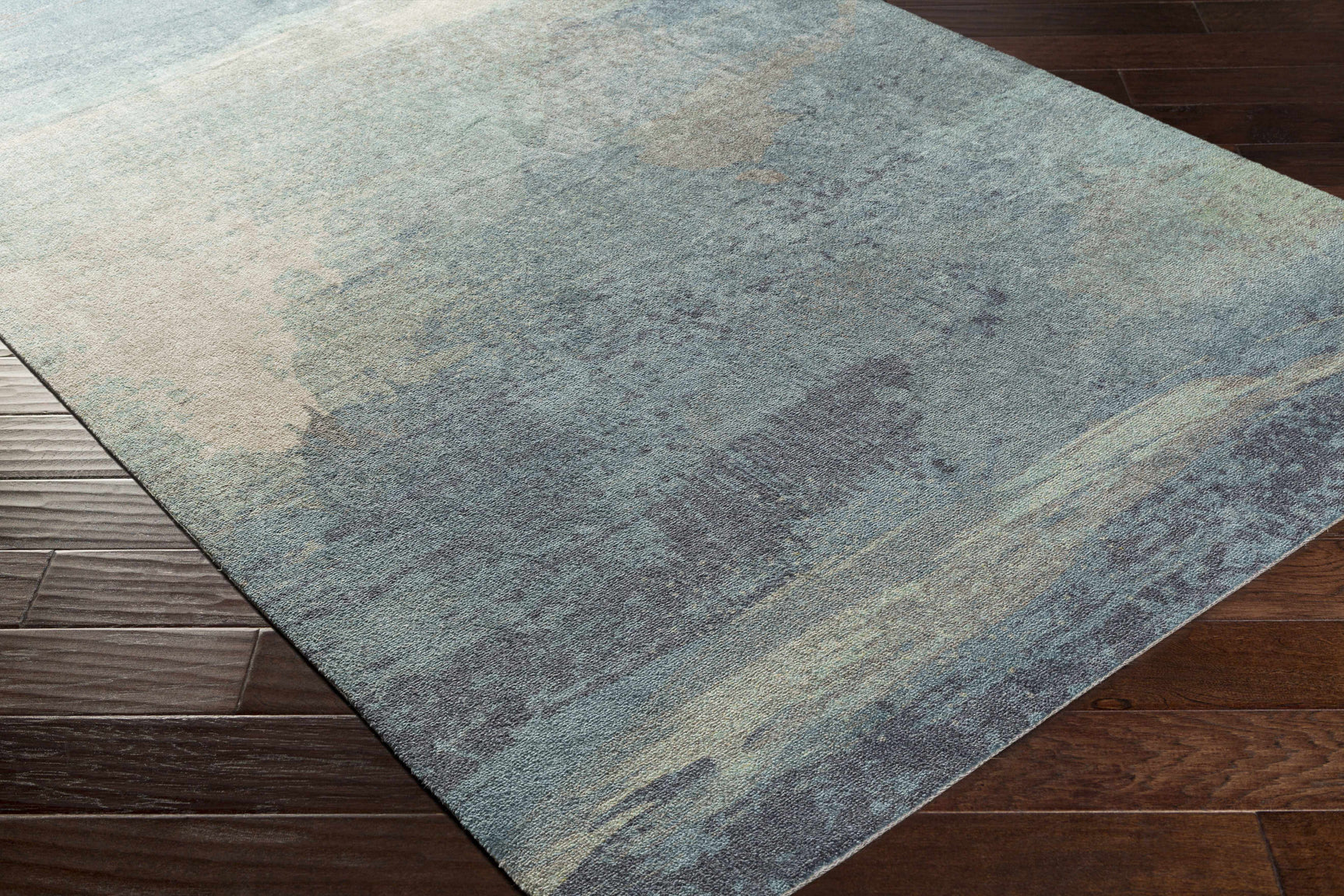 Alvaton Abstract Blue Rug - Ornate Home