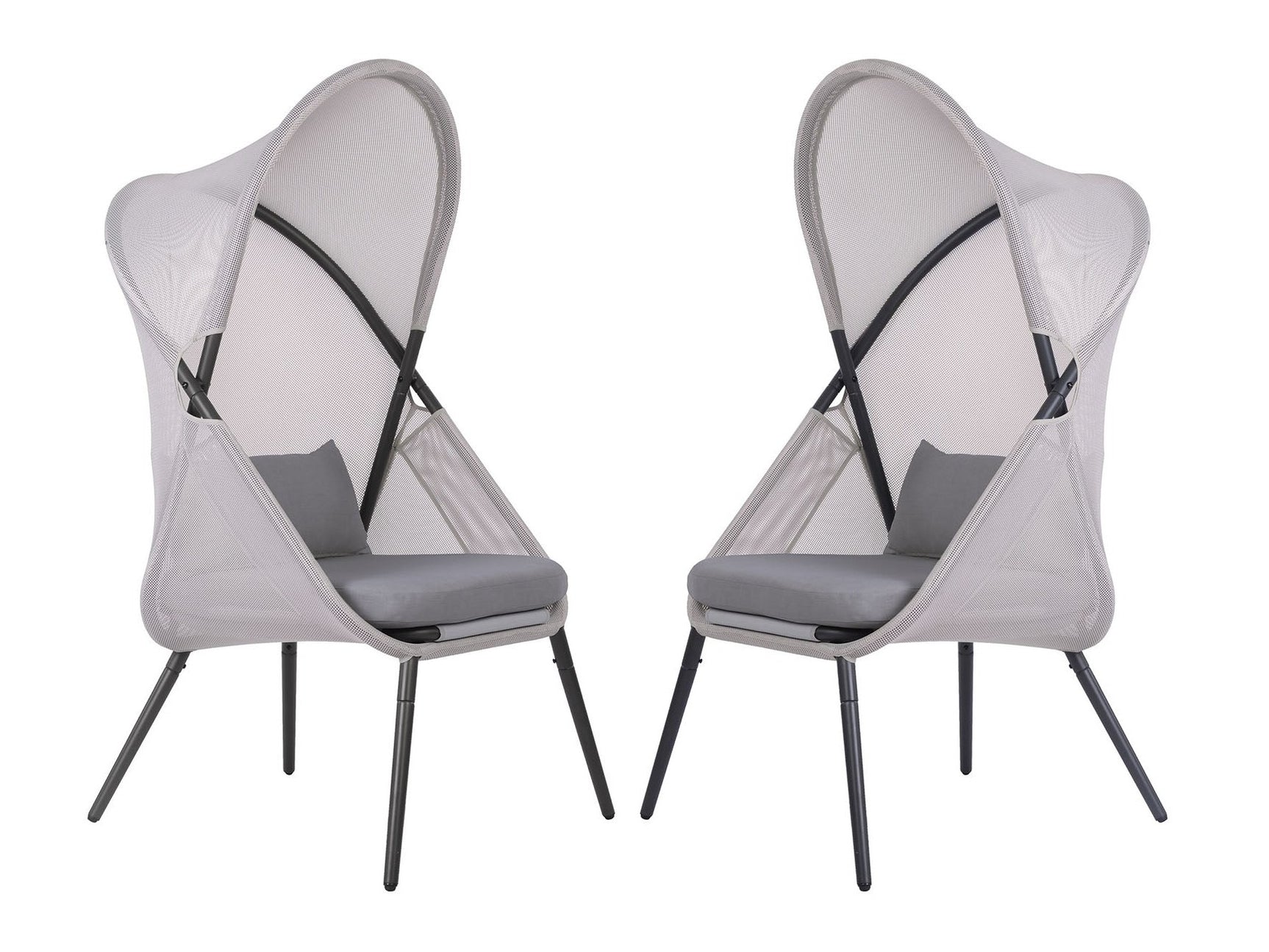 Alverta Light Gray Outdoor Chair - Ornate Home