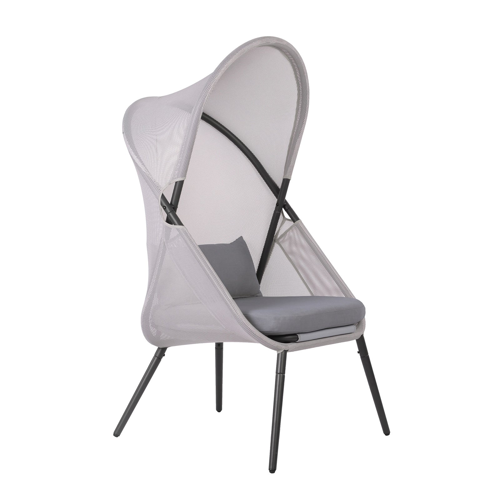 Alverta Light Gray Outdoor Chair - Ornate Home