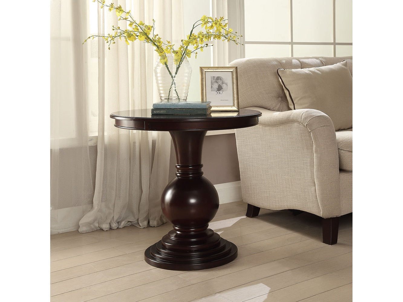 Alyx Espresso Accent Table - Ornate Home