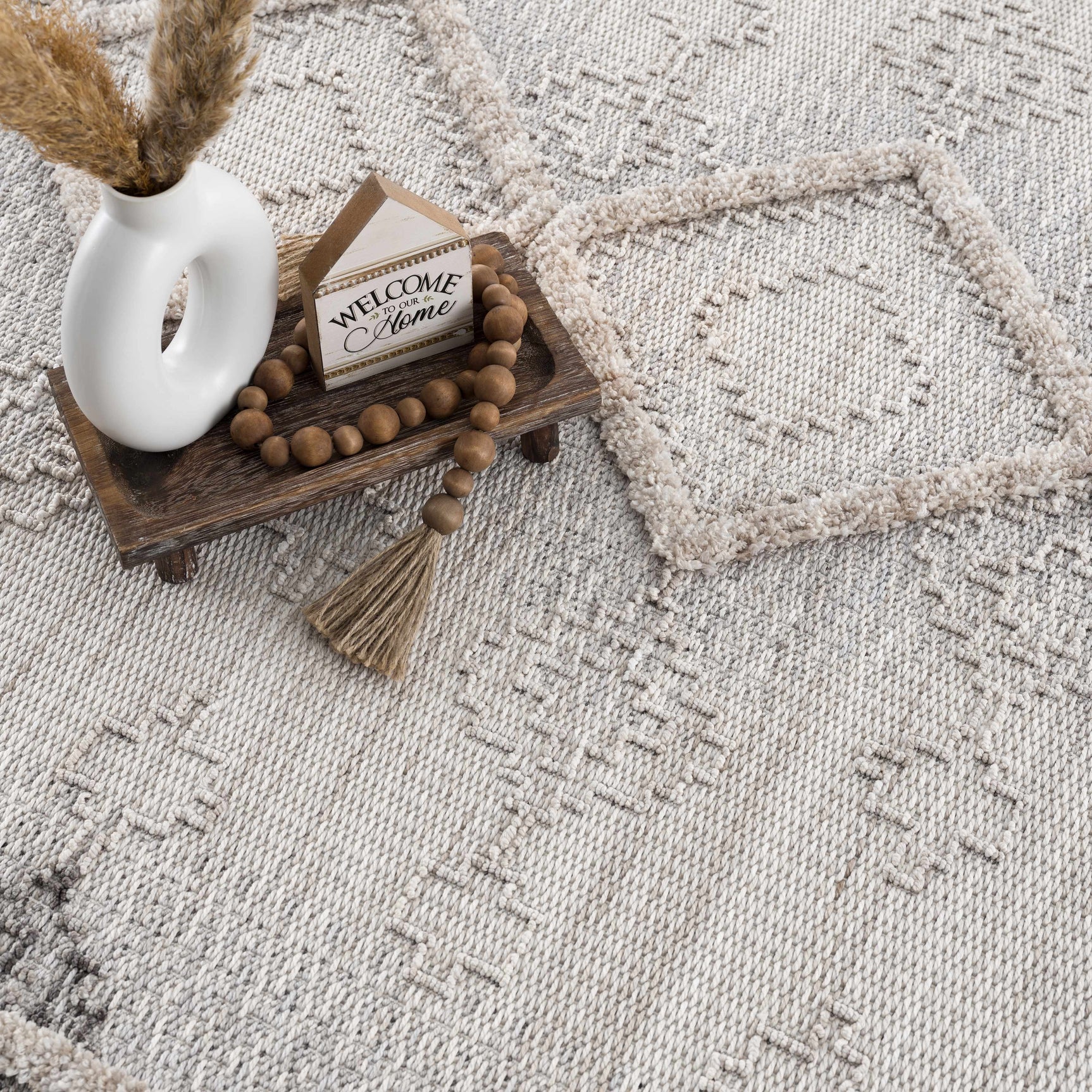 Amaga High-Low Rustic Rug - Ornate Home