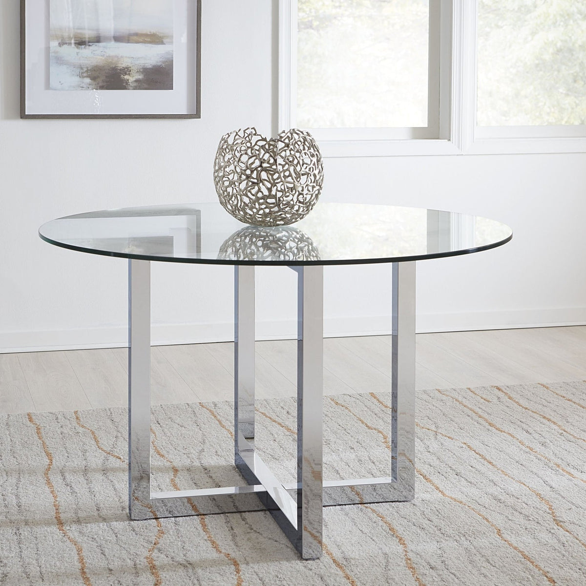 48 Inch Round Glass Table Top