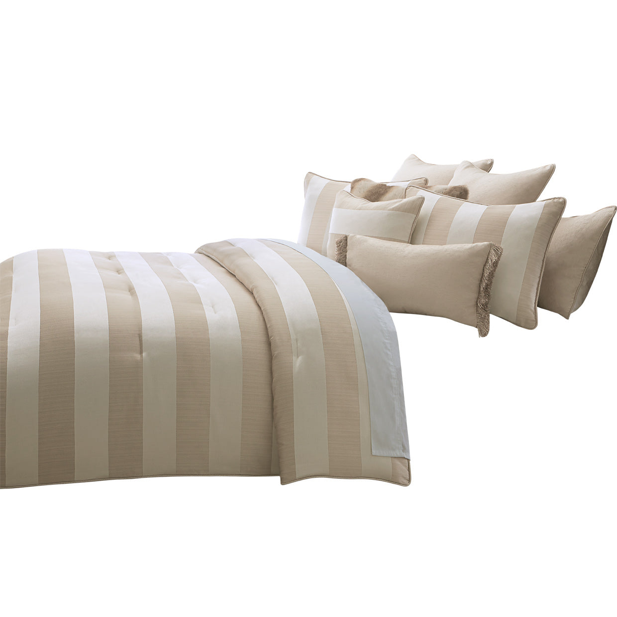 Amalfi Sand Comforter Set - Ornate Home