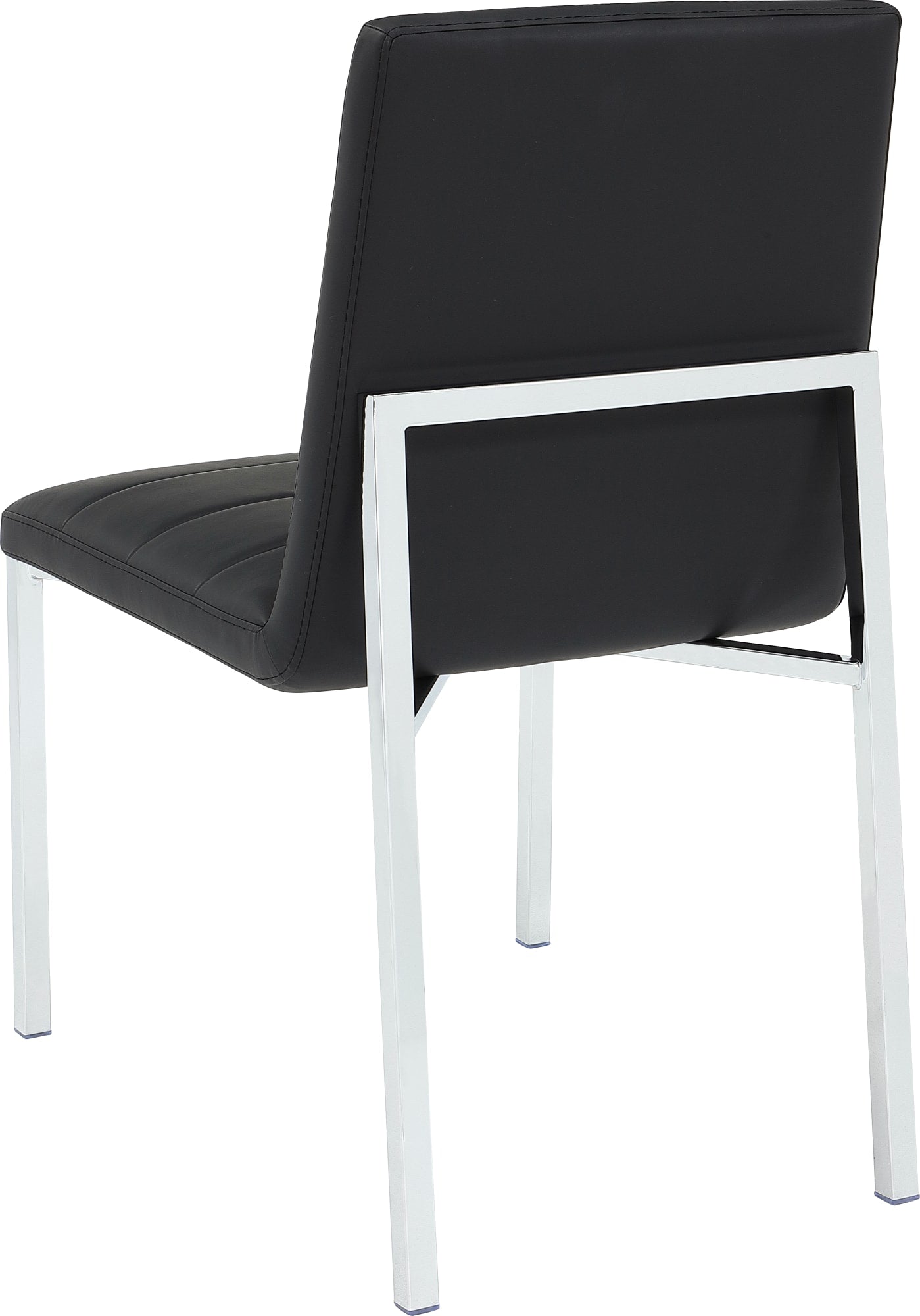 Amalfi Soot/Chrome Metal Back Chair - Ornate Home