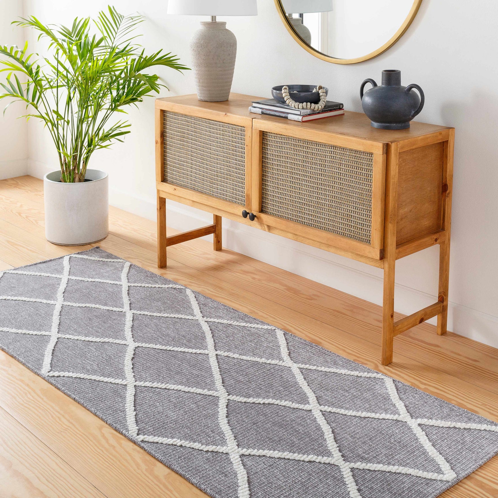Amani Gray Washable Rug - Clearance - Ornate Home