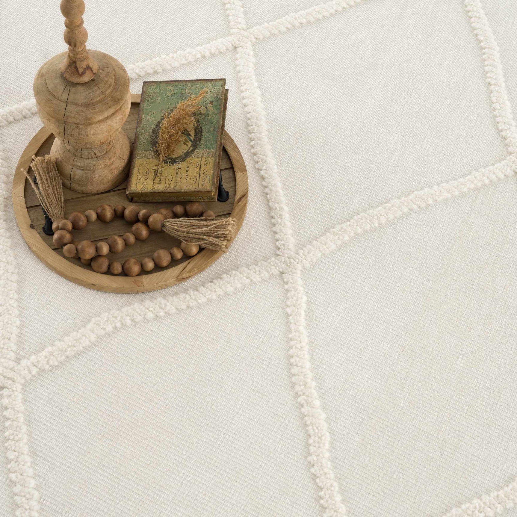 Amani White Washable Rug - Clearance - Ornate Home