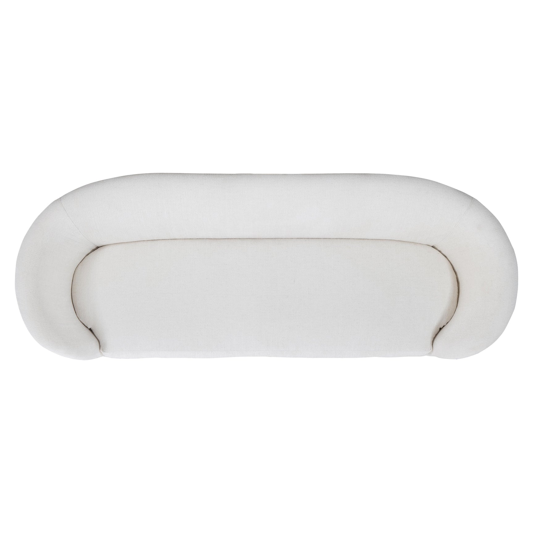 Amara Ivory Sofa Without Pillows - Ornate Home
