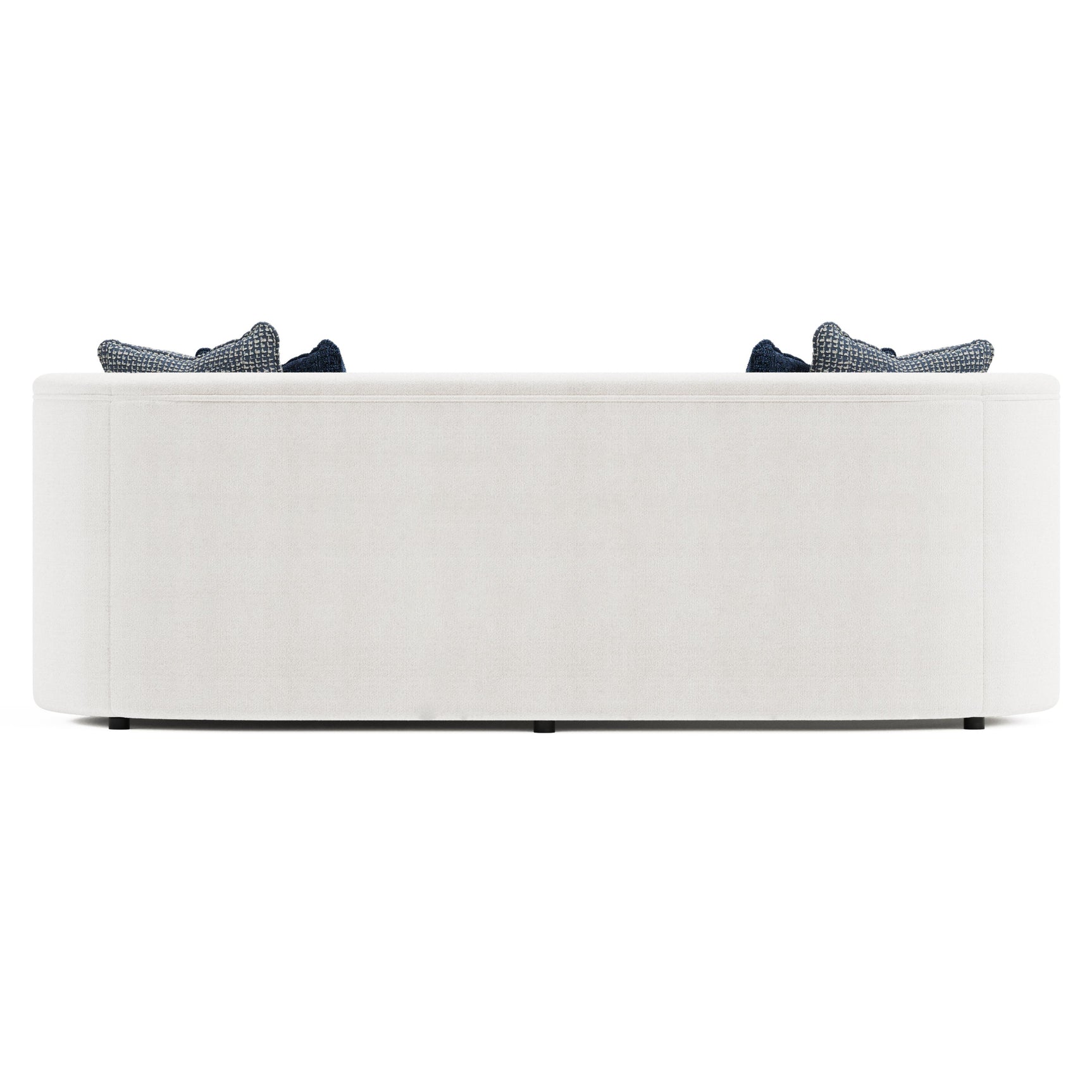 Amara White/Cream Fabric Sofa - Ornate Home