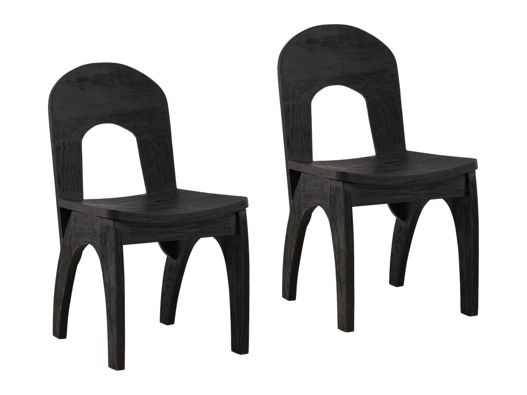 Amari Black Dining Chair (Set of 2) - Ornate Home