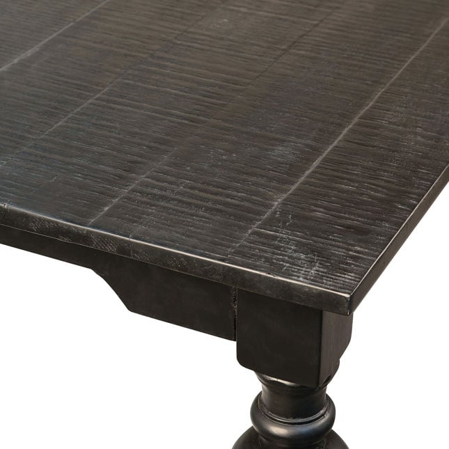 Amaro Sealed Black Dining Table - Ornate Home