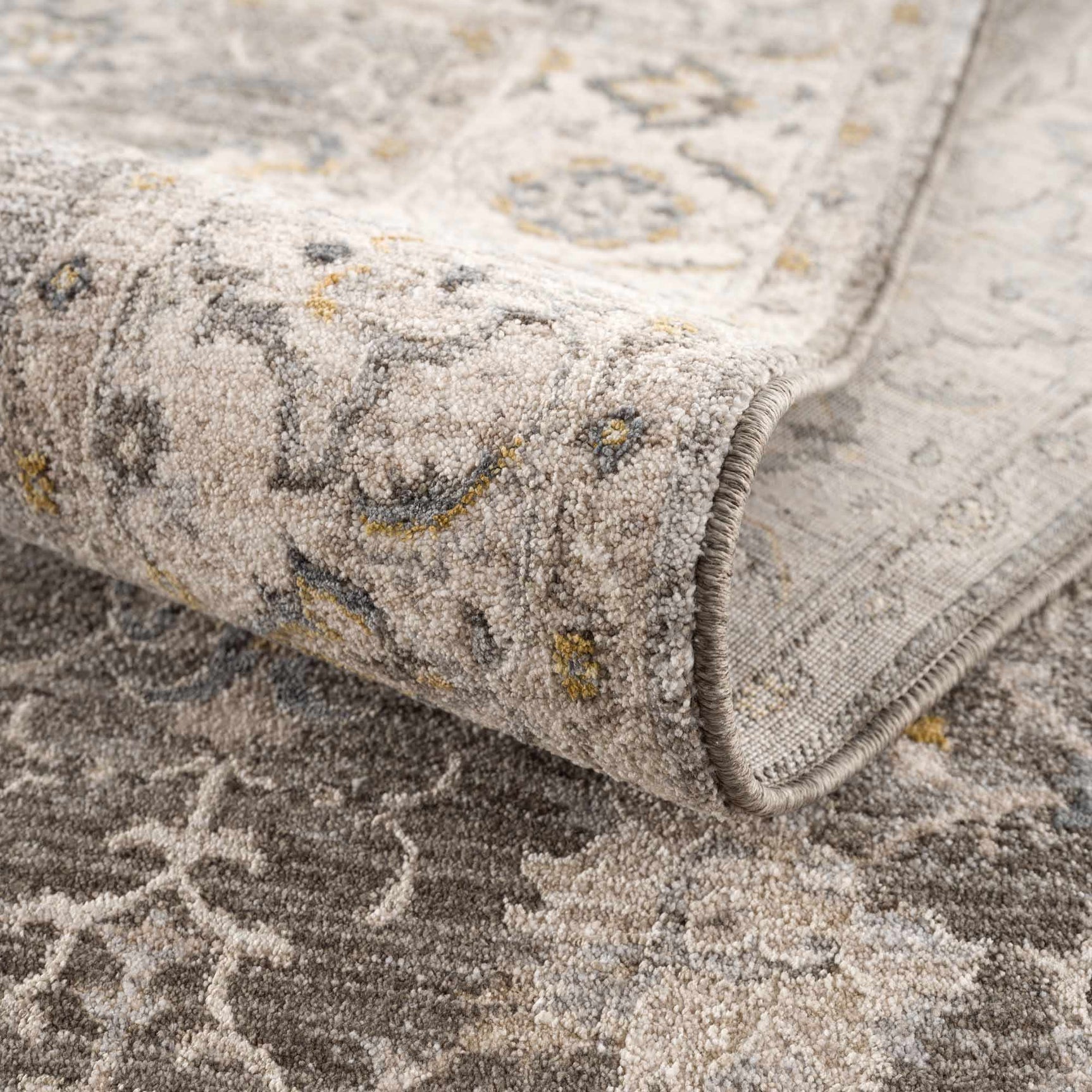 Amaru Green Textured Rug with Fringes - Ornate Home