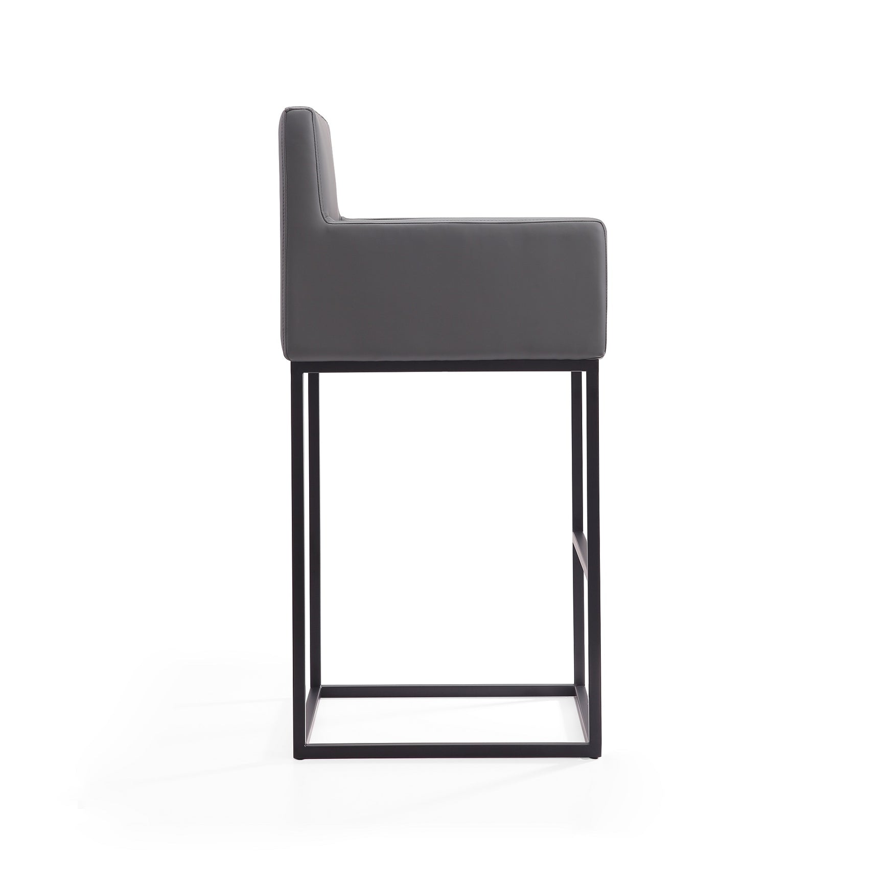 Ambassador Barstool in Grey and Black - Ornate Home