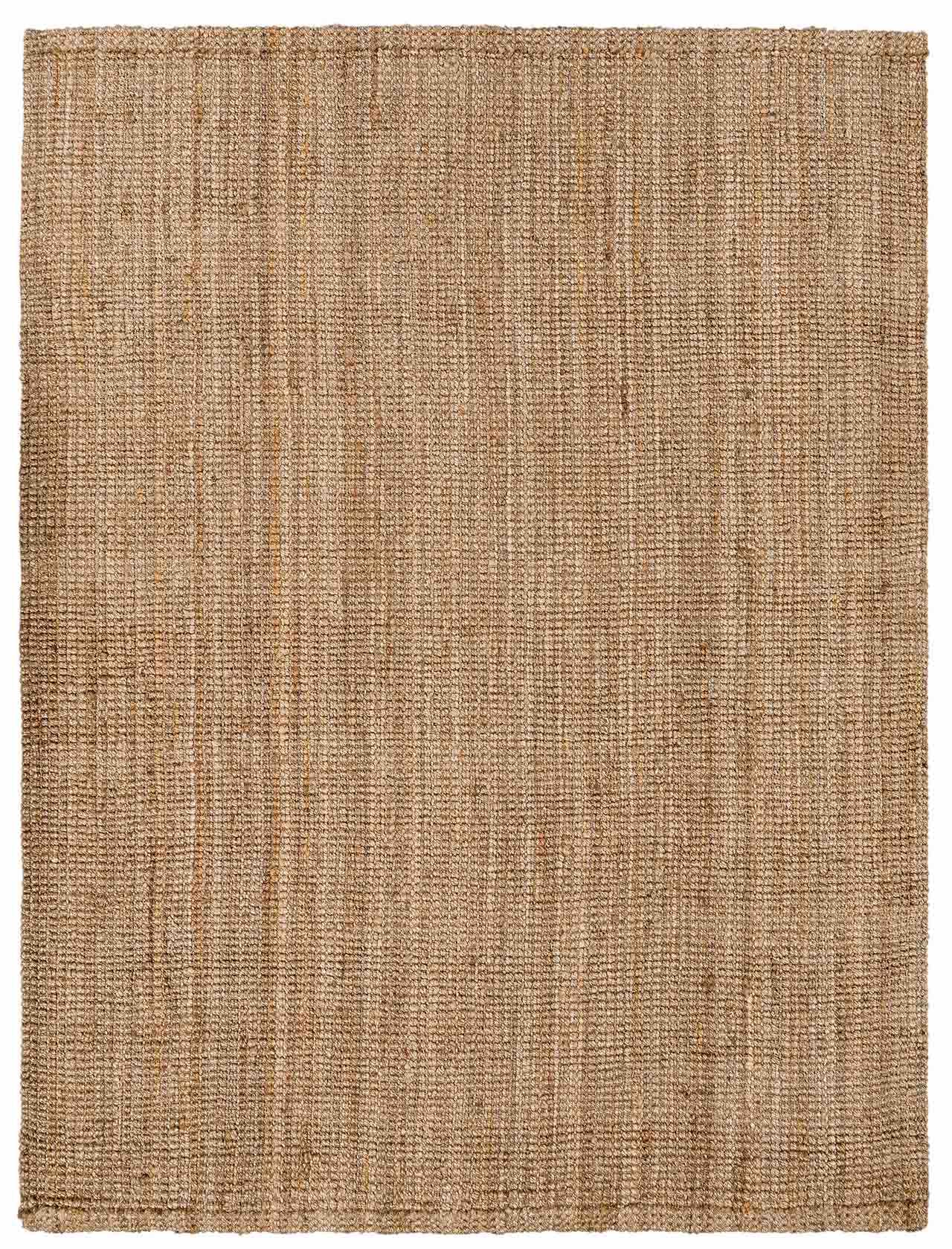 Ambel Chocolate Brown Camel Jute Area Rug - Ornate Home