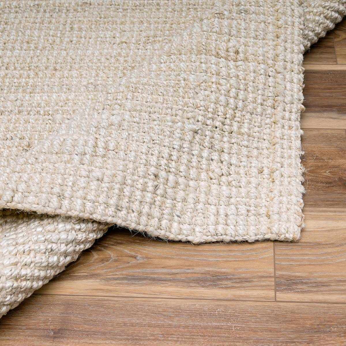 Ambel Cream Jute Rug - Ornate Home