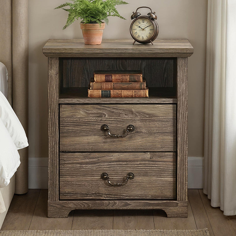 Amble Dark Gray Nightstand - Ornate Home