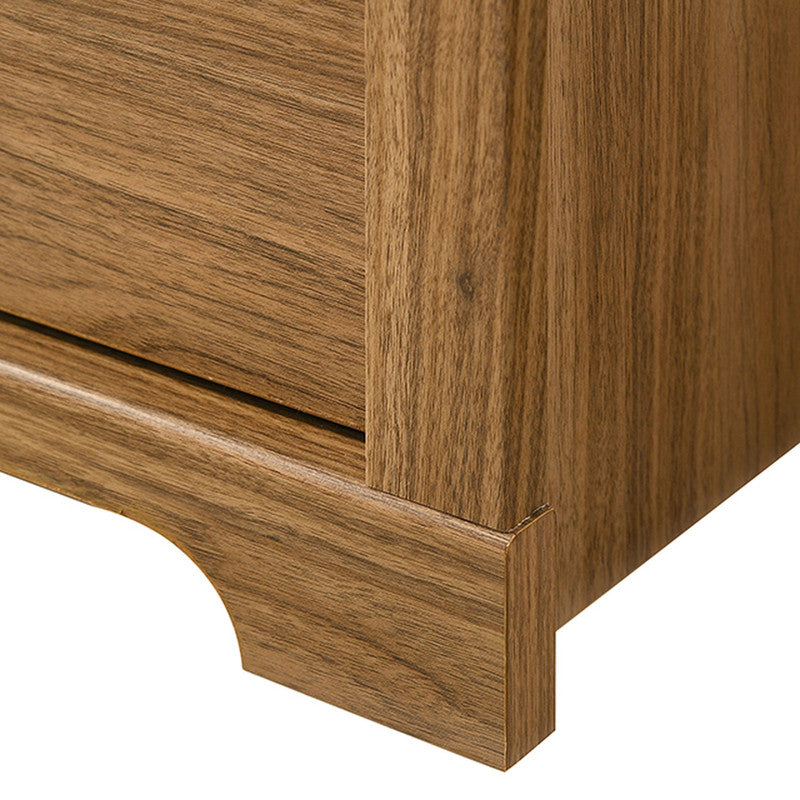 Amble Walnut Nightstand - Ornate Home
