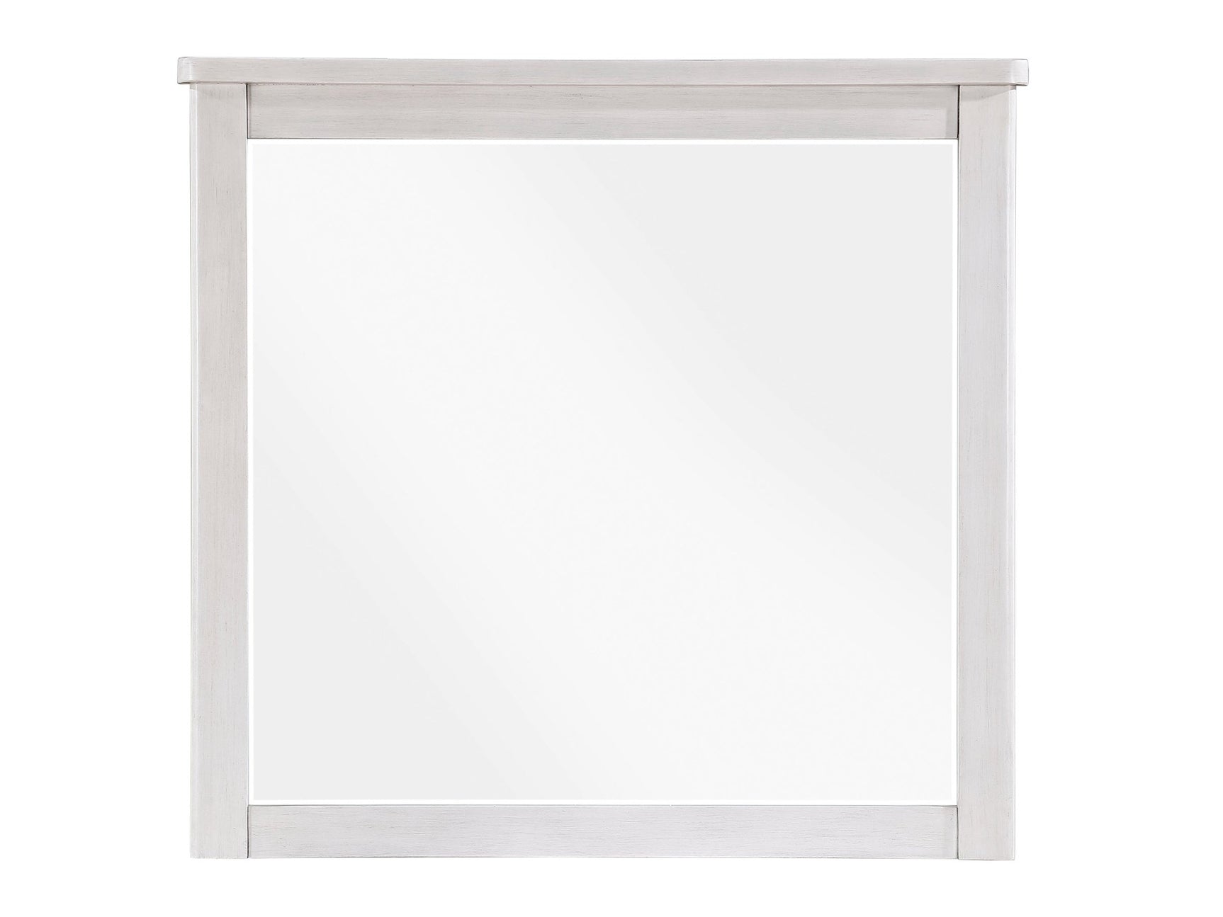 Ambrose Antique White/Gray Mirror - Ornate Home