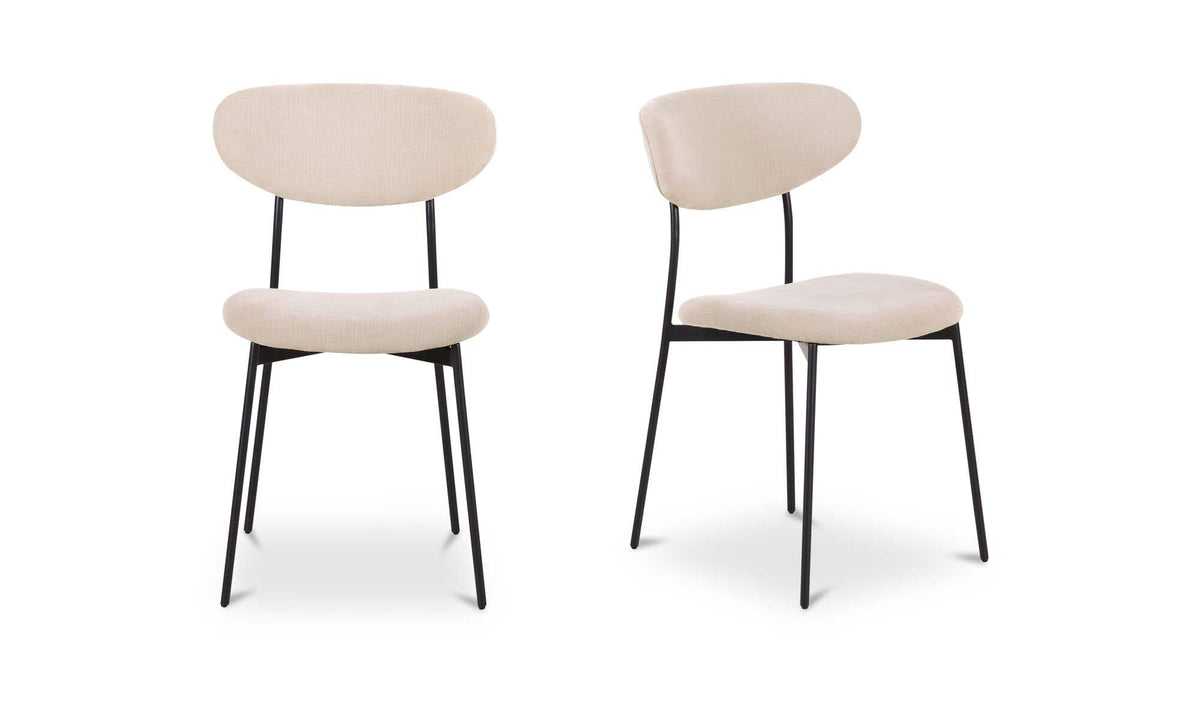 Ambrose Cool Beige Dining Chair (Set of 2) - Ornate Home