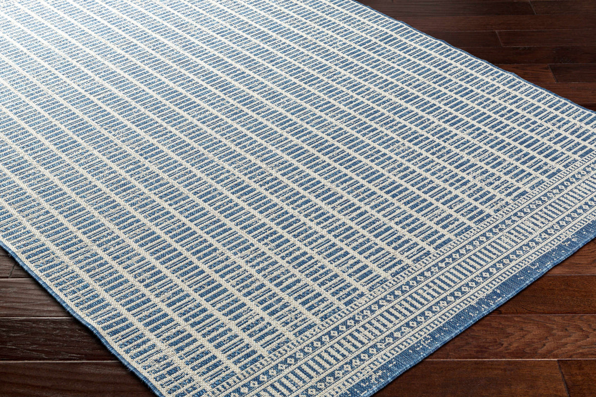 Amena Blue Outdoor Area Rug - Clearance - Ornate Home