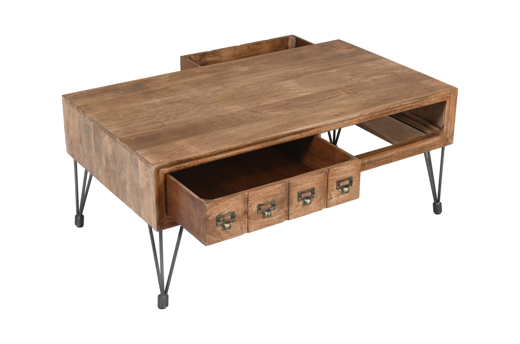 American Vintage Brown Cocktail Table - Ornate Home