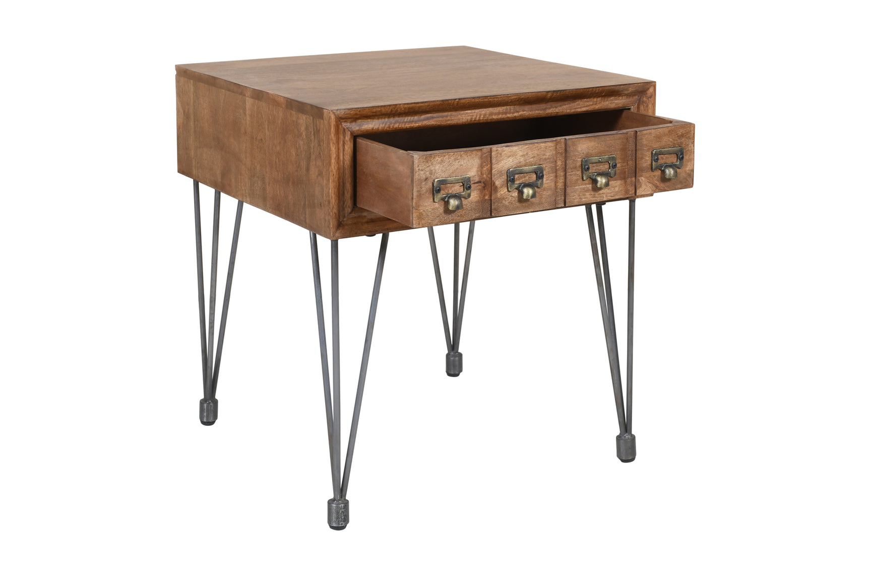 American Vintage Brown End Table - Ornate Home