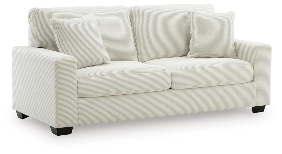Amesley Ivory Sofa - Ornate Home