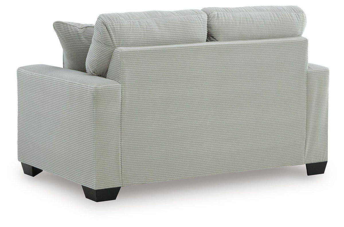 Amesley Smoke Loveseat - Ornate Home