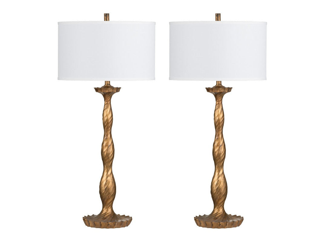 Amherst Brass Table Lamp (Set of 2) - Ornate Home