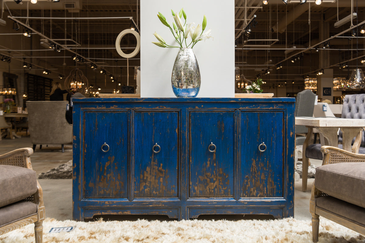 Amherst Royal Blue Buffet - Ornate Home