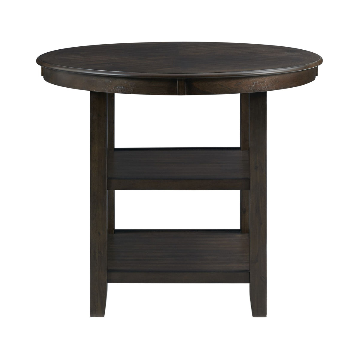 Amherst Walnut Counter Table with Wood Leg - Ornate Home